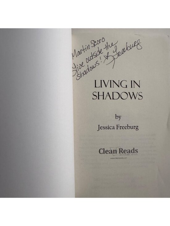 Jessica Freeburg Other - "Living In Shadows" By Jessica Freeburg  Signed Paperback 2015 Clean Reads Novel